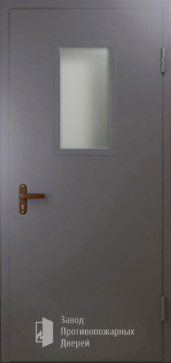 Фото двери «Техническая дверь №4 однопольная со стеклопакетом» в Раменскому