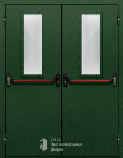 Фото двери «Двупольная со стеклом и антипаникой №69» в Раменскому