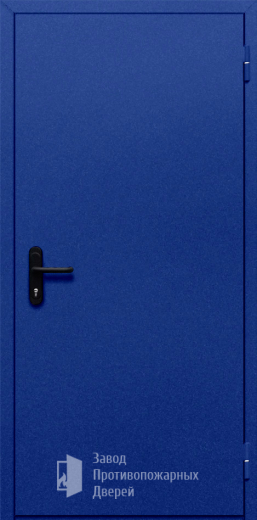 Фото двери «Однопольная глухая (синяя)» в Раменскому