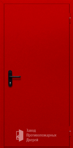 Фото двери «Однопольная глухая (красная)» в Раменскому