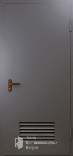 Фото двери «Техническая дверь №3 однопольная с вентиляционной решеткой» в Раменскому