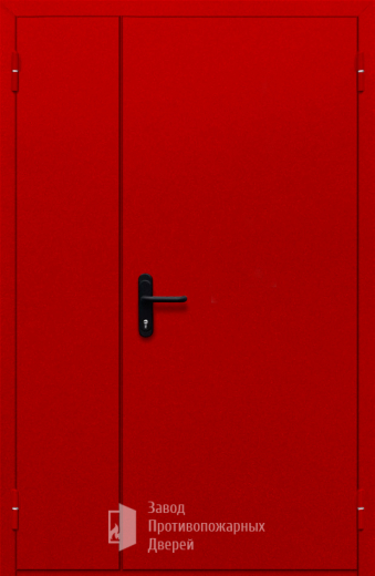 Фото двери «Полуторная глухая (красная)» в Раменскому