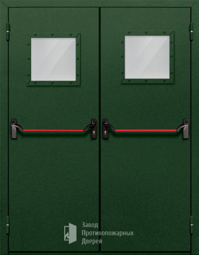 Фото двери «Двупольная со стеклом и антипаникой №59» в Раменскому