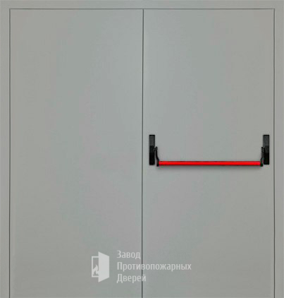 Фото двери «Двупольная глухая с антипаникой (2 створки) EI-30» в Раменскому