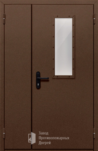 Фото двери «Полуторная со стеклом №28» в Раменскому