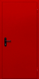 Фото двери «Однопольная глухая (красная)» в Раменскому