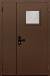 Фото двери «Полуторная со стеклом №88» в Раменскому