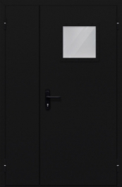 Фото двери «Полуторная со стеклом №84» в Раменскому
