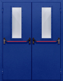 Фото двери «Двупольная со стеклом и антипаникой №63» в Раменскому