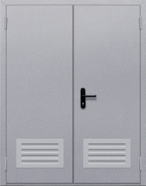 Фото двери «Двупольная с решеткой» в Раменскому