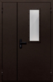 Фото двери «Полуторная со стеклом №210» в Раменскому