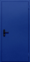 Фото двери «Однопольная глухая (синяя)» в Раменскому