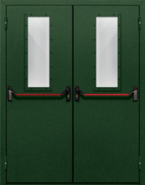 Фото двери «Двупольная со стеклом и антипаникой №69» в Раменскому